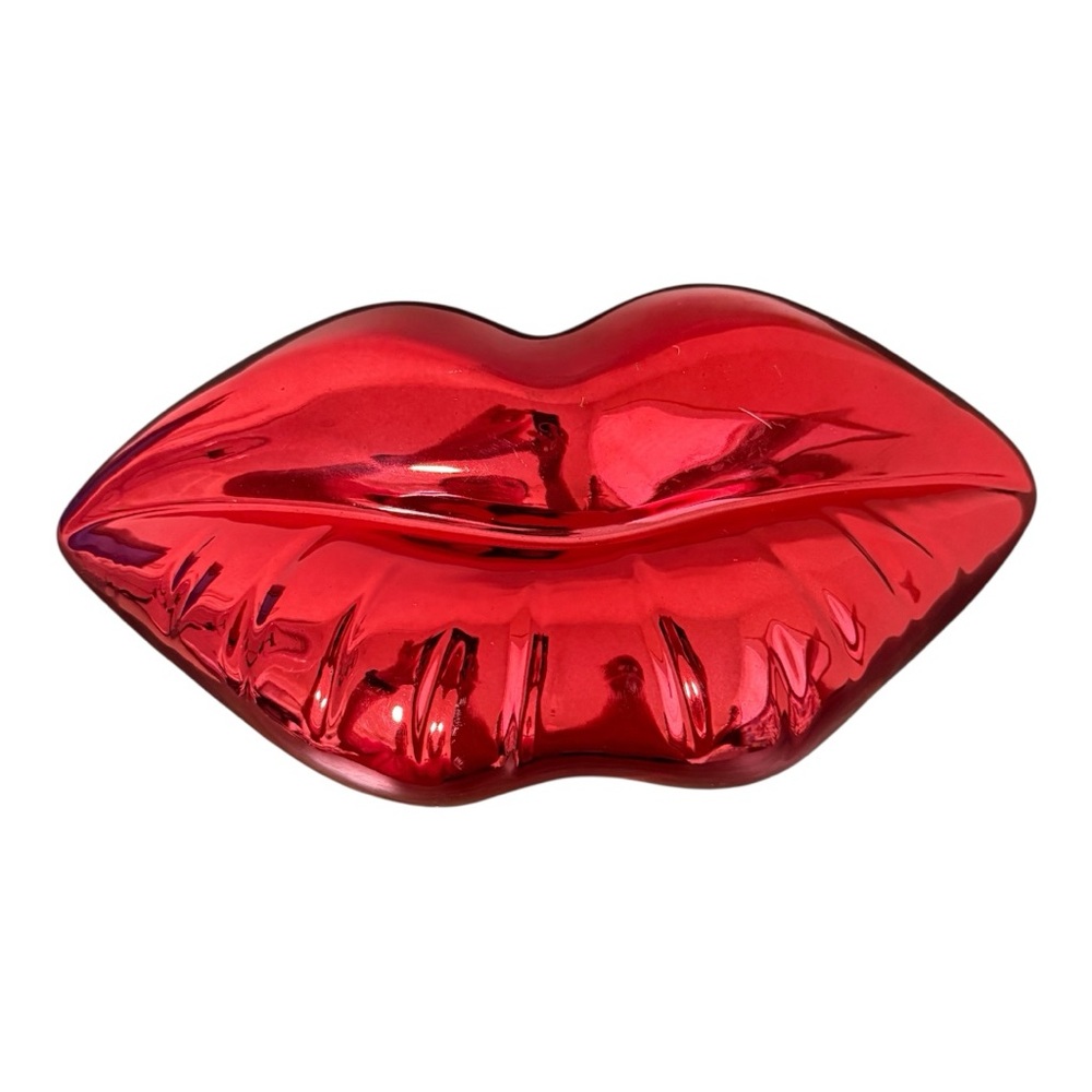 Red Lip-Shaped Paper Weight